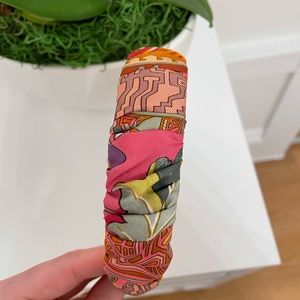 Hermes Vintage Scarves turned headband